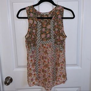 Flowy Patterned Tank Top